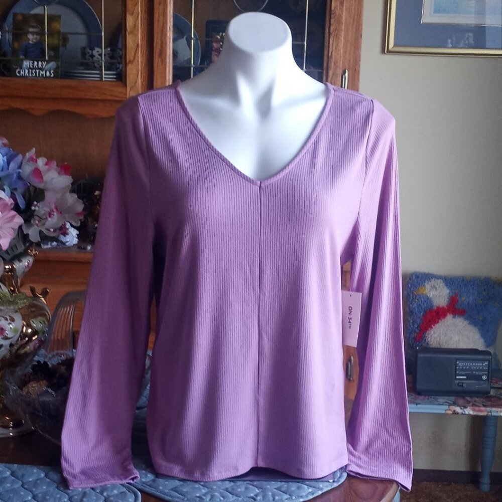 On 34th V-Neck Top